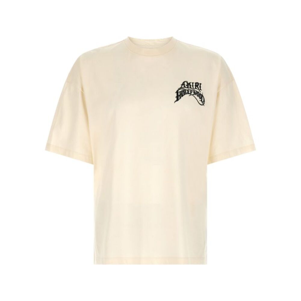 Amiri White Cotton Men's T-Shirt